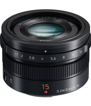 Объектив Panasonic Leica DG Summilux 15 mm f/1.7 ASPH. Black (H-X015E-K)
