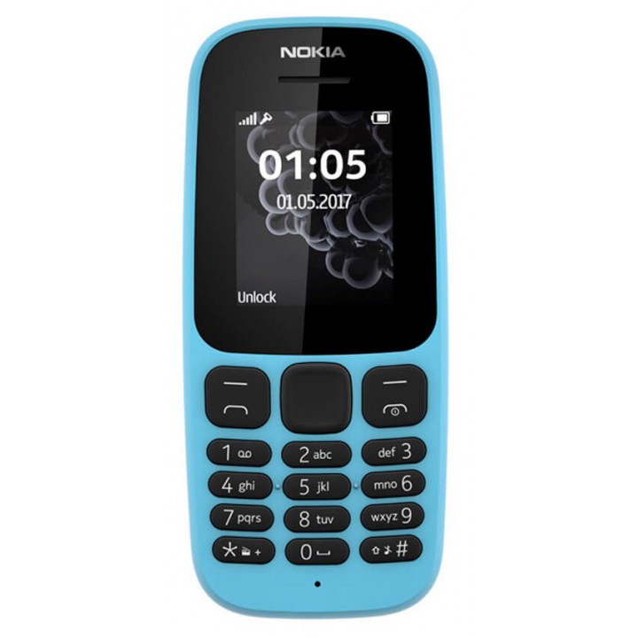Мобильный телефон Nokia 105 SS 2017 Blue (A00028372)