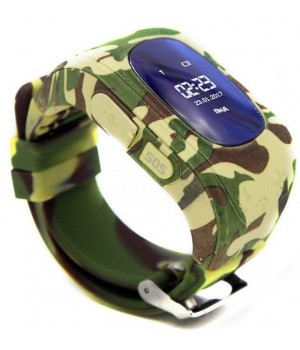 Детские часы-телефон с GPS трекером GOGPS K50 (K50KK) Camouflage