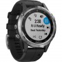 Фитнес-часы Garmin Fenix 5 Plus Silver with Black Silicone (010-01988-60)