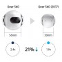 Сферическая камера Samsung Gear 360 2017 (SM-R210NZWASEK)